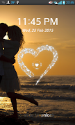 Lock Screen (live heart) ภาพหน้าจอ 1