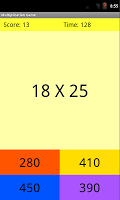 Multiplication Training Game ảnh chụp màn hình 1