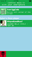 Dozo Remote Screenshot 1