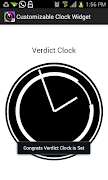 Free Custom Clock Widget captura de pantalla 2