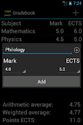 Gradebook syot layar 7
