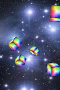 Live Wall: Flying Cubes!(Free) Cartaz