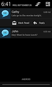 2 Schermata SMS Notifier (SMS Popup)