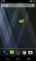 Poster widget for battery