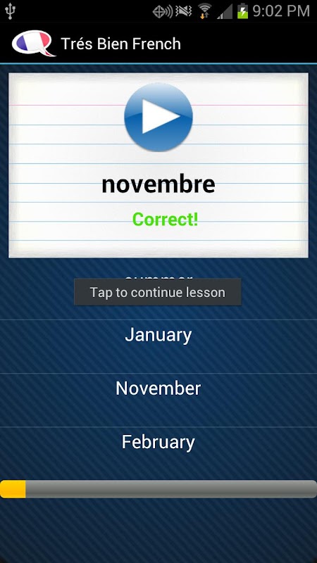Descargar APK de Learn French - Très Bien