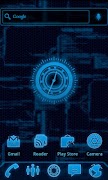Blueprint Tech Clock Widget-poster