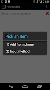 Reject Calls & SMS screenshot 1