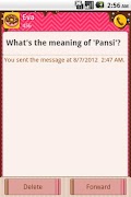 Easy SMS Dessert theme syot layar 3