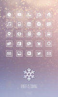 WINTER IS COMING icon theme постер