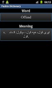 Pashto Dictionary syot layar 4
