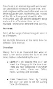 برنامه‌نما TimeTone Free عکس از صفحه