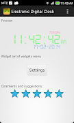 برنامه‌نما Electronic Digital Clock عکس از صفحه