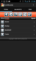 Sport LiveScore screenshot 2