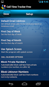 Call Time Tracker+Blocker Free syot layar 3