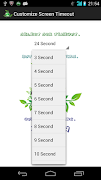 Customize Screen Timeout. screenshot 1