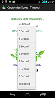 Customize Screen Timeout. imagem de tela 1