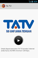 TA TV syot layar 1