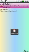برنامه‌نما XML to PDF عکس از صفحه