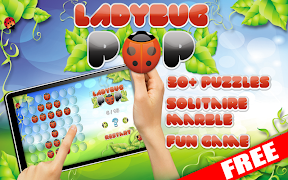 FREE Marble Solitaire LadyBug screenshot 4