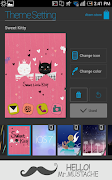 Sweet Kitty Atom Theme imagem de tela 5