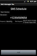 SMS Manager lite تصوير الشاشة 1