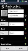 Contact Editor Free imagem de tela 2