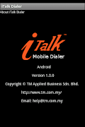 iTalk Mobile Dialer plakat