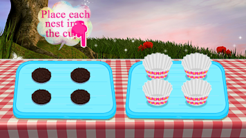Cooking chocolate nests screenshot 6
