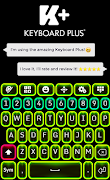 Vibrant Keyboard Theme ภาพหน้าจอ 6