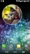 Kitty Clock Widget 스크린샷 2