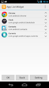 App List Widget imagem de tela 2