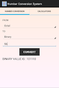 Number Conversions Ekran Görüntüsü 1