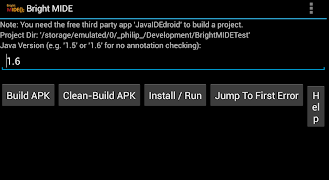 Bright M IDE: Java/Android IDE اسکرین شاٹ 5