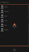 ExDialer Theme Black Graphite captura de pantalla 3