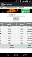 Kakatiya University Results تصوير الشاشة 1
