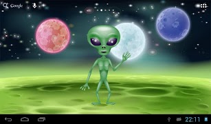 Funny talking alien পোস্টার
