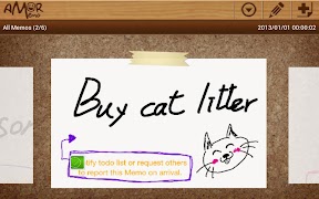 برنامه‌نما AMOR Memo عکس از صفحه