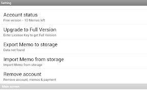 AMOR Memo screenshot 7