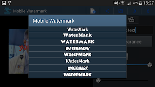 برنامه‌نما Mobile Watermark عکس از صفحه