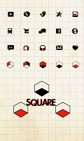 Square icon Theme 포스터