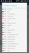 Tiny Currency Converter captura de pantalla 1