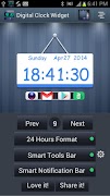 Digital Clock Widget 스크린샷 2