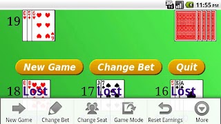 برنامه‌نما Blackjack عکس از صفحه