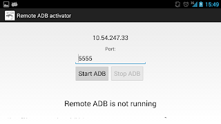 برنامه‌نما Remote ADB Activator عکس از صفحه