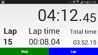 StopWatch Export स्क्रीनशॉट 4