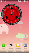 Sharingan Clock Widget اسکرین شاٹ 3