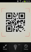 QR Barcode scanner +Flashlight syot layar 1