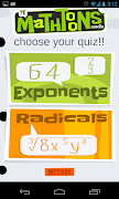 Math Exponents Poster