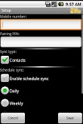 1 Schermata BurpSync for Android 1.6