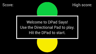 DPad Says (Memory) Affiche